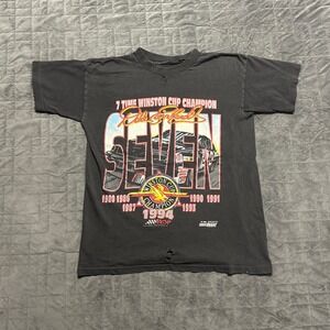 Vintage 90s Dale Earnhardt‎ 7 Winston Cup Champion Double-Sided Shirt